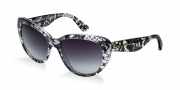 Dolce & Gabbana DG4189 Sunglasses Sunglasses - 19018G Black Lace / Grey Gradient Lens