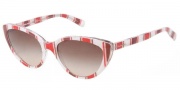 Dolce & Gabbana DG4181P Sunglasses Sunglasses - 272213 Stripes Red / Brown / White / Brown Gradient Lens