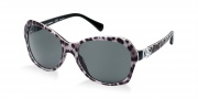 Dolce & Gabbana DG4163P Sunglasses Sunglasses - 265681 Leopard Grey / Polarized Grey Lens