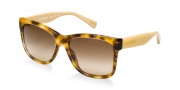 Dolce & Gabbana DG4158P Sunglasses Sunglasses - 266413 Gold on Havana / Brown Gradient Lens