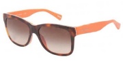 Dolce & Gabbana DG4158P Sunglasses Sunglasses - 270713 Havana on Orange / Brown Gradient Lens