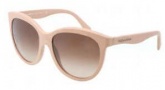 Dolce & Gabbana DG4149 Sunglasses Sunglasses - 258513 Matte Powder / Brown Gradient Lens