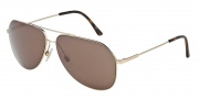 Dolce & Gabbana DG2129 Sunglasses Sunglasses - 02/73 Gold / Brown Lens