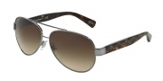 Dolce & Gabbana DG2118P Sunglasses Sunglasses - 119613 Gunmetal / Brown Gradient Lens