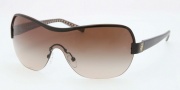 Tory Burch TY6023 Sunglasses Sunglasses - 107/13 Black / Brown Gradient