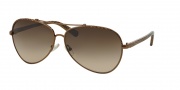 Tory Burch TY6021Q Sunglasses Sunglasses - 399/13 Brown / Smoke Gradient