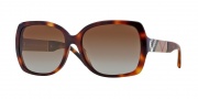 Burberry BE4160 Sunglasses Sunglasses - 3316T5 Light Havana / Polarized Brown Gradient