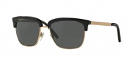 Burberry BE4154Q Sunglasses Sunglasses - 300187  Black Gold / Gray