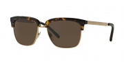 Burberry BE4154Q Sunglasses Sunglasses - 300273 Dark Havana Gold / Brown