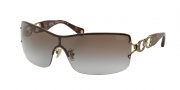 Coach HC7018 Sunglasses Noelle Sunglasses - 911668 Gold Tortoise / Brown Purple Gradient