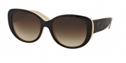 Ralph Lauren RL8114 Sunglasses Sunglasses - 545113 Top Dark Havana On Cream / Gradient Brown