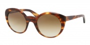 Ralph Lauren RL8104W Sunglasses Sunglasses - 500751 Striped Havana / Crystal Brown Gradient