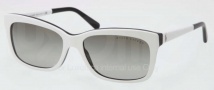Ralph Lauren RL8093 Sunglasses Sunglasses - 539211 Top White / Black / Grey Gradient