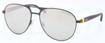 Polo PH3083 Sunglasses Sunglasses - 90386G Matte Black / Light Grey Mirror Silver