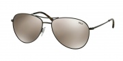Polo Ralph Lauren PH3084 Sunglasses Sunglasses - 92575A Matte Green / Light Brown Mirror Gold