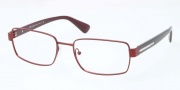 Prada PR 60QV Eyeglasses Eyeglasses - ROP101 Matte Bordeaux