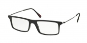 Prada Sport PS 03EV Eyeglasses Eyeglasses - 1BO101 Black Demi Shiny