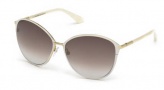 Tom Ford FT0320 Penelope Sunglasses Sunglasses - 32F Gold / Gradient Brown