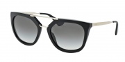 Prada PR 13QS Sunglasses Sunglasses - 1AB0A7 Black / Grey Gradient