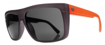 Electric Black Top Sunglasses Sunglasses - Warm Red / Melanin Grey
