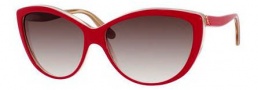 Alexander McQueen 4147/S Sunglasses Sunglasses - 0F13 Red Nude Peach (JS gray gradient lens)