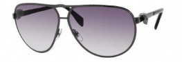 Alexander McQueen 4156/S Sunglasses Sunglasses - 0KJ1 Dark Ruthenium (WJ gradient shaded polarized lens)