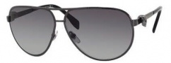 Alexander McQueen 4156/S Sunglasses Sunglasses - 0KJ1 Dark Ruthenium (JJ gray gradient lens)