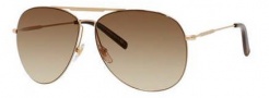 Alexander McQueen 4173/S Sunglasses Sunglasses - 0J5G Gold (CC brown gradient lens)