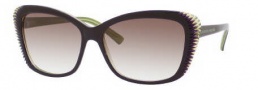 Alexander McQueen 4178/S Sunglasses Sunglasses - 0EM0 Violet Green (J8 mauve gradient lens)