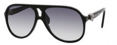 Alexander McQueen 4179/S Sunglasses Sunglasses - 0807 Black (JJ gray gradient lens)