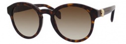 Alexander McQueen 4196/S Sunglasses Sunglasses - 0086 Dark Havana (CC brown gradient lens)