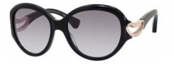 Alexander McQueen 4217/S Sunglasses Sunglasses - 0807 Black (VK gray gradient lens)