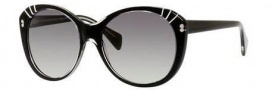 Alexander McQueen 4230/S Sunglasses Sunglasses - 07C5 Black Crystal (VK gray gradient lens)