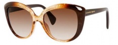 Alexander McQueen 4234/S Sunglasses Sunglasses - 02JA Brown Honey (JD brown gradient lens)