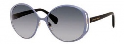 Alexander McQueen 4236/S Sunglasses Sunglasses - 0FHS Semi Matte Dark Ruthenium (HD gray gradient lens)