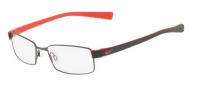 Nike 8162 Eyeglasses Eyeglasses - 078 Shiny Gunmetal/Dark Base Grey