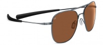 Serengeti Aerial Sunglasses Sunglasses - 7979 Shiny Metallic Gray / Polarized Drivers
