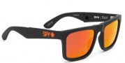 Spy Optic Fold Sunglasses Sunglasses - Matte Black / Bronze with Red Spectra