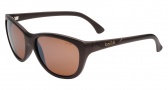 Bolle Greta Sunglasses Sunglasses - 11763 Matte Chocolate / Polarized Sandstone