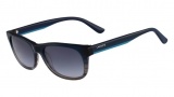 Lacoste L736S Sunglasses Sunglasses - 466 Petroleum / Brown Striped