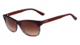 Lacoste L736S Sunglasses Sunglasses - 615 Red Grey Striped