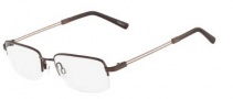 Flexon E1000 Eyeglasses Eyeglasses - 210 Brown