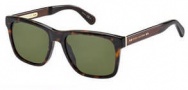 Marc Jacobs 525/s Sunglasses Sunglasses - 06Pl Havana / Green Lens