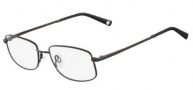 Flexon Kennedy 600 Eyeglasses Eyeglasses - 001 Shiny Black Chrome