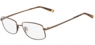 Flexon Kennedy 600 Eyeglasses Eyeglasses - 210 Shiny Brown