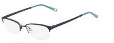 Flexon Virtue Eyeglasses Eyeglasses - 412 Navy