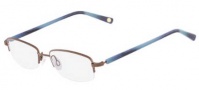 Flexon Wander Eyeglasses Eyeglasses - 210 Shiny Brown