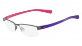 Nike 8096 Eyeglasses Eyeglasses - 078 Satin Gunmetal / Purple
