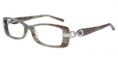 Jones New York J738 Eyeglasses Eyeglasses - Aqua / Brown