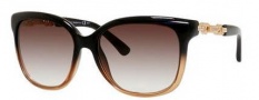 Jimmy Choo Bella/S Sunglasses Sunglasses - 07WS Black Nude (FM brown violet shaded lens)